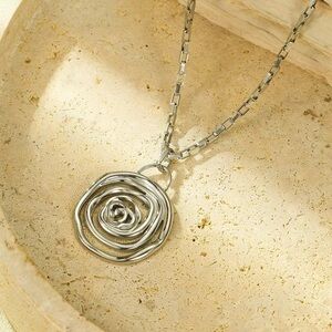 Spiral Pendant Necklace